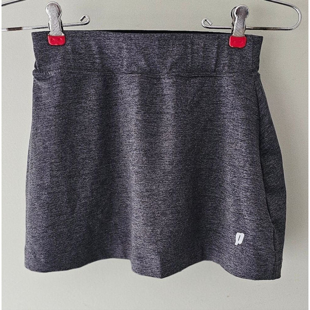 Prince Charcoal Sports Skirt With Built-in Shorts. Size Small